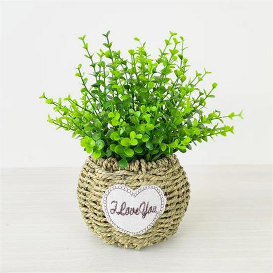

Artificial Baby s Breath Silk Flower Bouquet - Home Decor Floral Arrangement Figurines for Living Room.