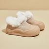 Fashion Flats Thick Shallow Women Snow Boots Fur Short Plush Winter Fashion New Suede Casual Women Shoes 2025 Trend Comfort Warm Boots