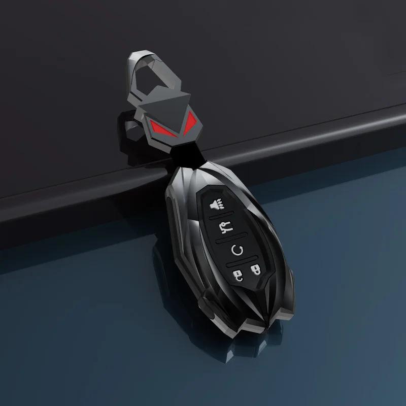 Car Zinc Alloy Remote Key Cover Case For Chevrolet Chevy Camaro Malibu Cruze Spark Volt Bolt Trax Sonic
