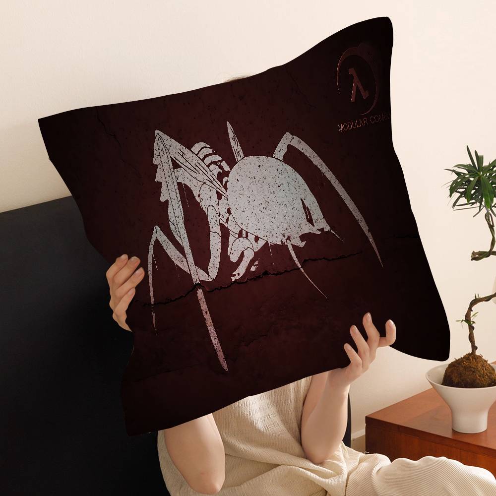 Spiel Half Life Kissenbezug Polyester Sofakissen Dekorative Wurfkissen Heimdekoration Kissenhülle