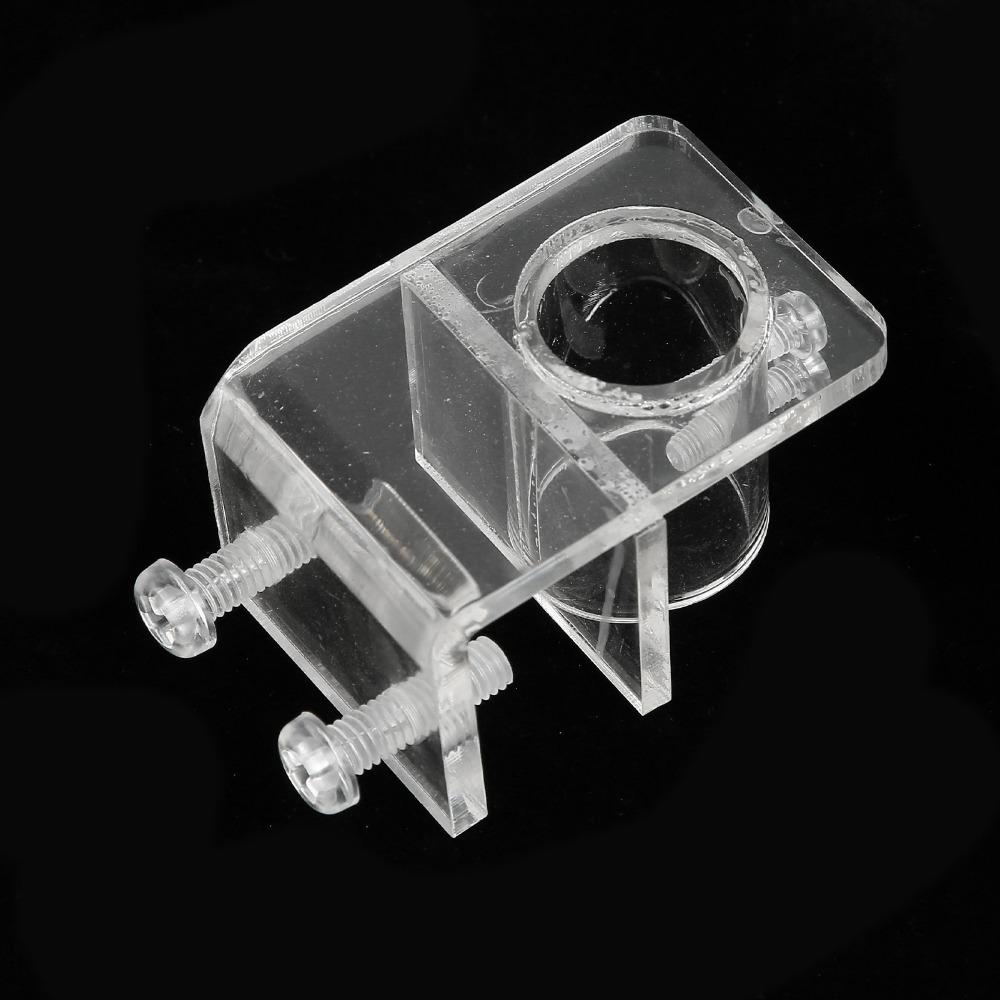 

Single Hole Aquarium Water Pipe Clamp Transparent Aquarium Pipe Holder Aquarium
