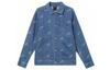 SS24 Fluglogo Stickerei Druck Gewebte Jacke Königsblau FN4650-436