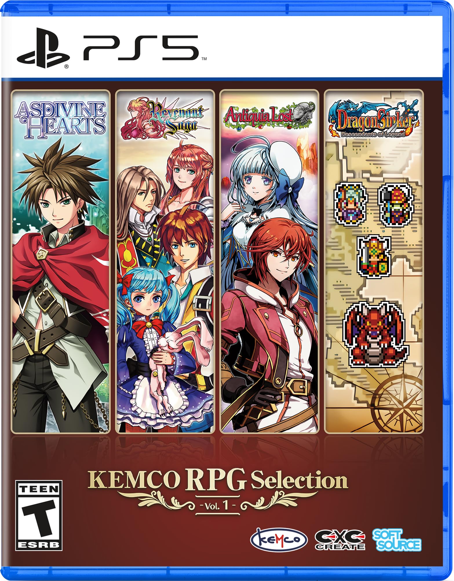 

Kemco RPG Selection 1 Север PS5 Vol. (Импортированная Америка) - синий