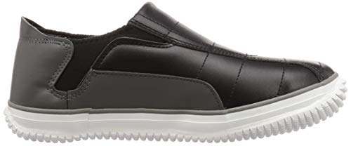K-WORK Safety Sneakers with Heel Tucks, Toe Cap, Safety Peco SS3-BK-LL, Men's, Black, Sizes 26.5-27.0 cm