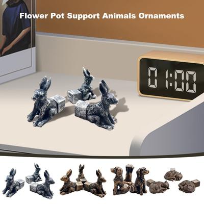 3 ks Podložky pod květináče Zvířecí podložky pod květináče Podpěra květináčů Ozdoby želv Zvířecí pryskyřičné ozdoby
