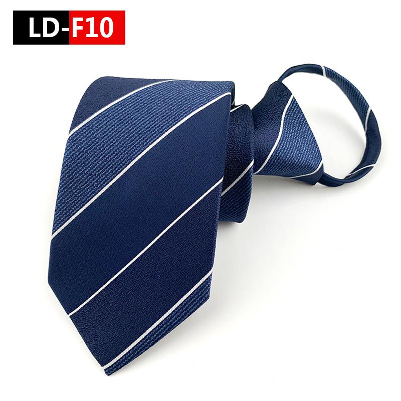 Zipper Style Knot-Free Men's Business Casual Tie