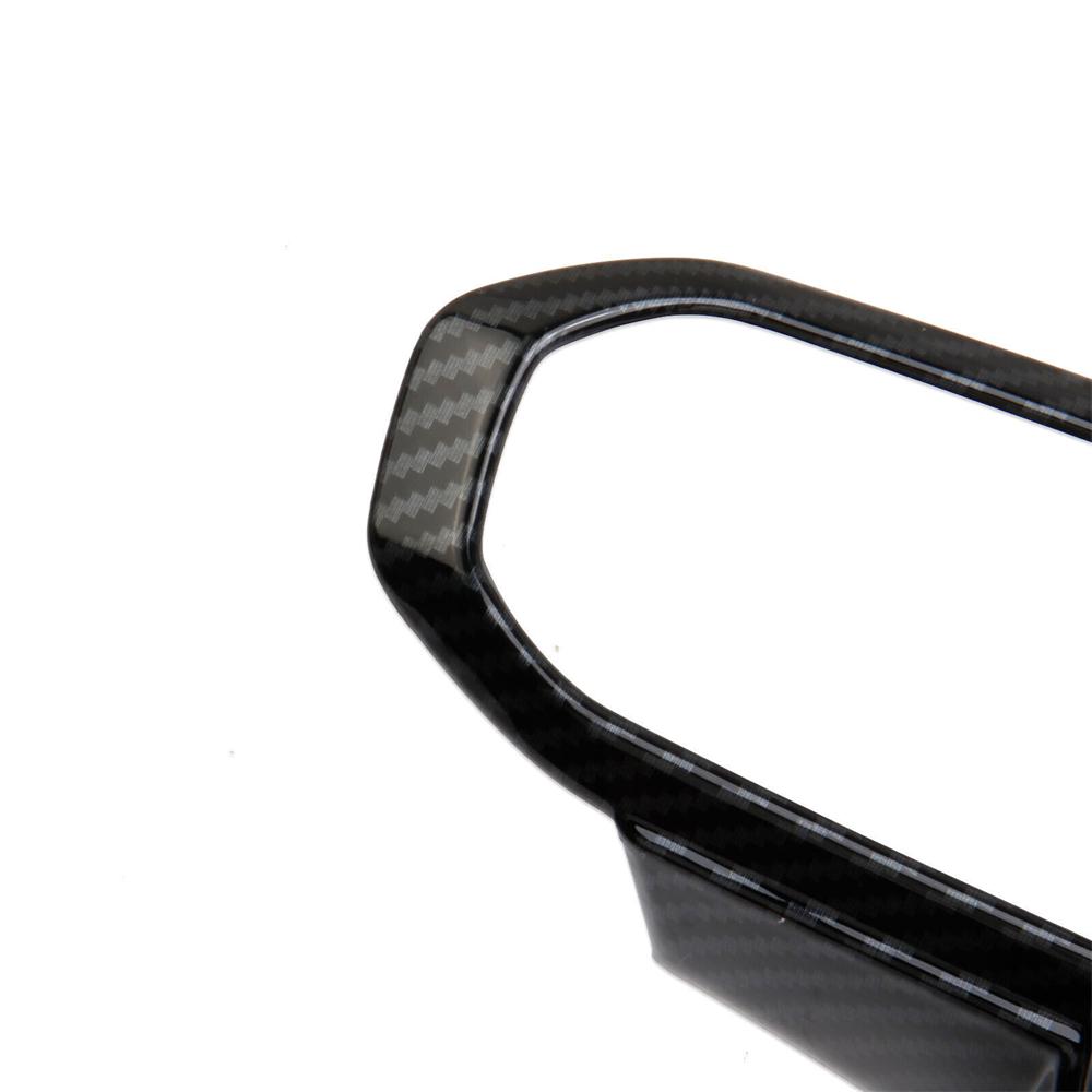 Carbon Fiber Look Steering Wheel Trim Cover Decor Molded For Chevrolet Colorado 2023+