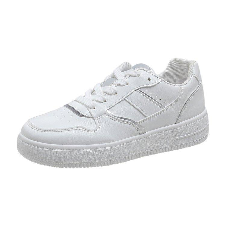 Summer fashion breathable white shoes women's autumn new breathable contrasting color board shoes women's sports