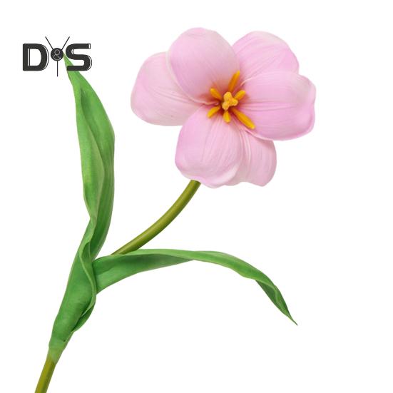 Simulated Tulips Bouquet Realistic Fake Flowers Home Decor Artificial Tulip Arrangement with Bendable Stems