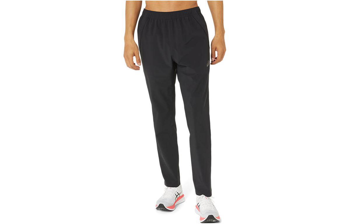 ASICS Casual Pants Men s Black Moderate Straight Fit Pants 2011C897-001 M