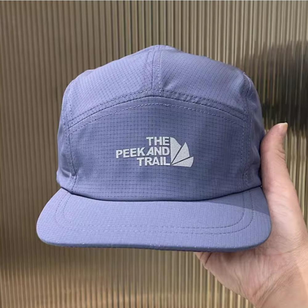 

5 Panel Baseball Cap for Men Women, Embroidered Letter Quick-Dry Net, Perfect for Outdoor Cycling Running & Fashion Sun Hat Adjustable синий