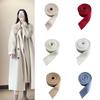 Women Solid Brushed Coat Waist Belt Woman Long Enough Elastic Decorate Accessory Woolen Coat Waist Belt Multiple Color
