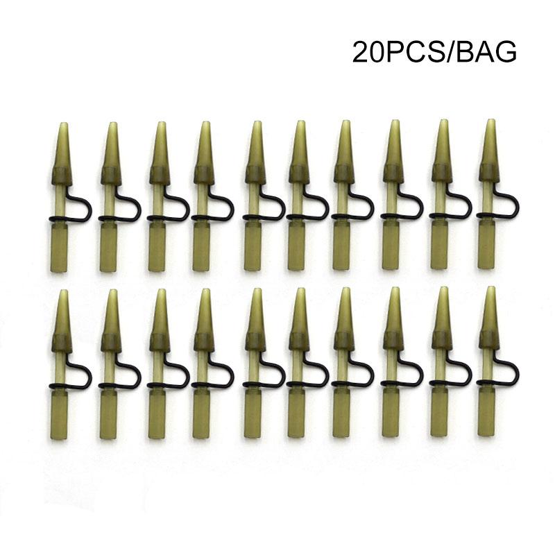 

20x комплект сверхмощных защитных зажимов, быстросменные зажимы, поворотный соединитель с защелкой, поводки для ловли карпа, оборудование для ловли карпа, снасти