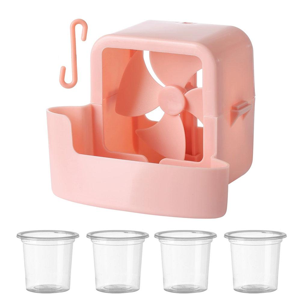New Portable Fan Refrigeration Accessories Set Quick Cooling Floor Fan Non Perforated Fan Box Suspended Ice Cooler Summer