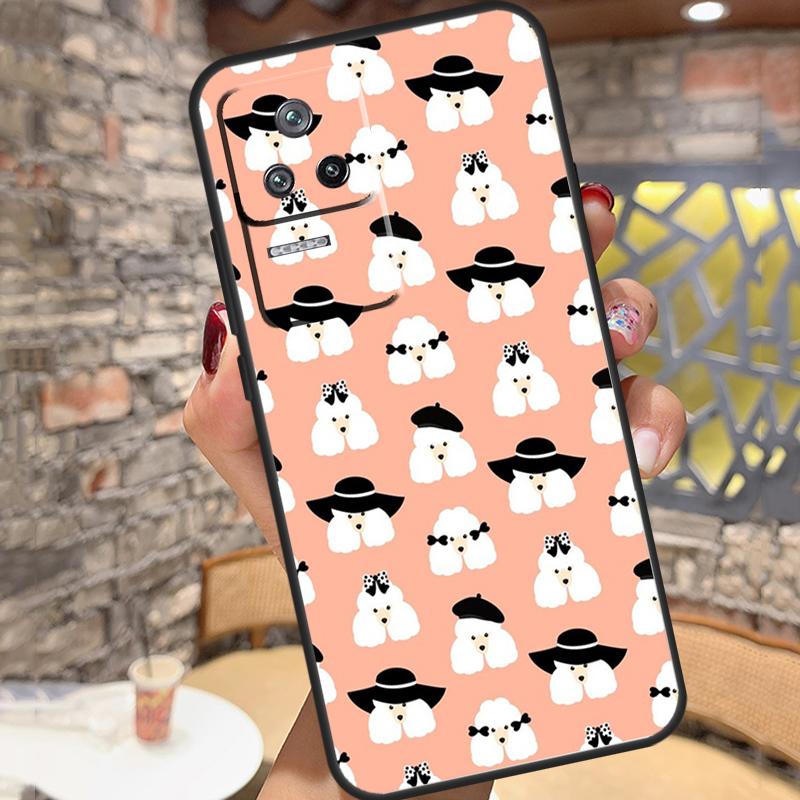 Poodle Dog Case For Xiaomi 14T Pro 13T 11T 12T 13 14 15 Ultra POCO X6 X7 Pro X3 X5 M6 F5 F6 Pro Cover