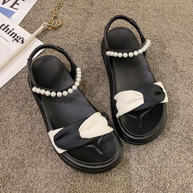 Fashion Round Toe Tip Ladies Shoes Outdoor Luxury Summer On Sale Footwear Low Price Comfortable and Elegant High Quality Women's Sandals