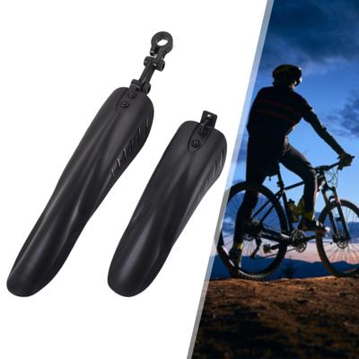 2 Stück Verstellbare Fahrrad Schutzbleche Schmutzfänger Einfache Installation Verbreiterte Reifen Schutzbleche Schutzblech Set