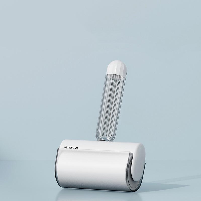 Type Tearable Roll Paper Hairs Sticky Roller Dust Pet Hair Remover Brush Clothes Carpet Lint Cleaning Replaceable Core