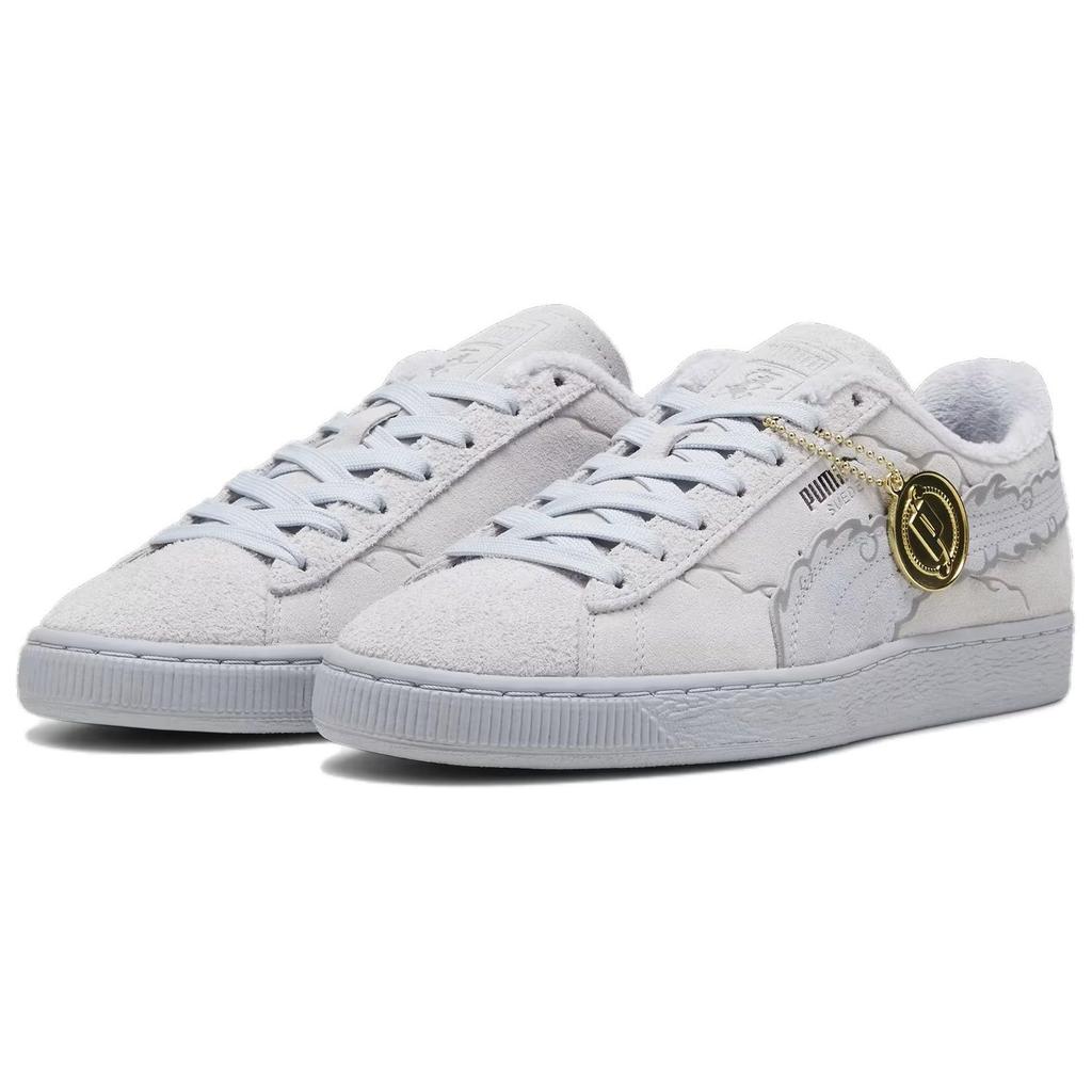 One Piece x Puma Suede Gear 5 Luffy Baskets Homme Gris Plume-Gris Gris Platine 396524-01