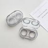 New Style Transparent Tweezers Suction Stick Container Set Portable Contact Lens Box for Women Travel Contact Lenses Case