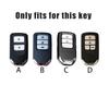 Styling Black TPU Car Key Case Cover Black Protect Shell Bag For Honda Vezel City Civic Jazz BRV BR-V HRV Keyless Accessories