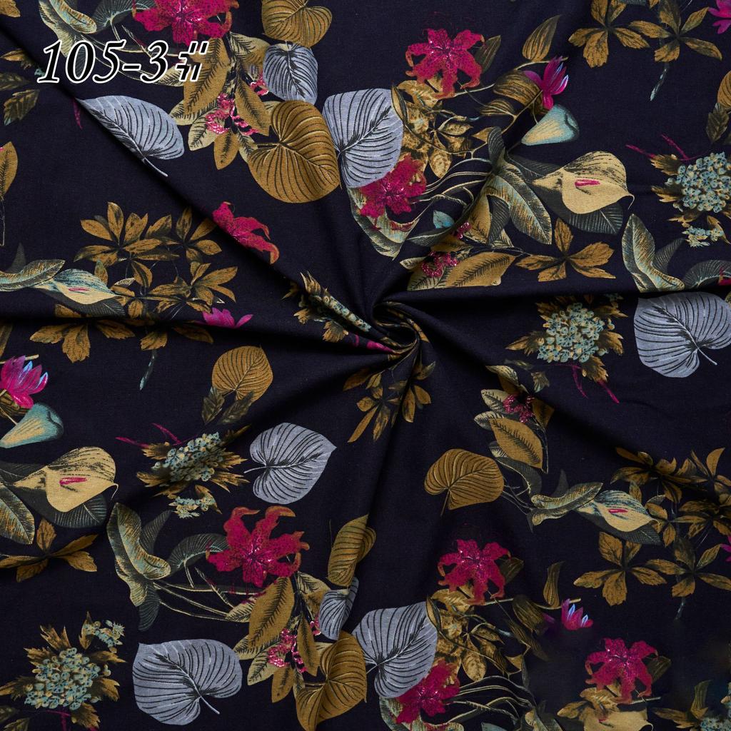 145x100cm Cotton Linen Small Floral Printed Fabric For Women's Clothing, Decorative Fabric DIY Handmade Sewing Cloth Fabric