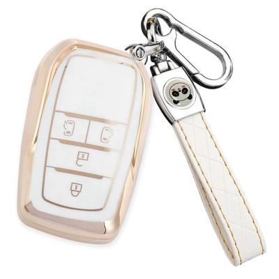 ZANEKO Sienta Key Case Compatible Toyota Noah 90 Series Voxy 90 Series Key Cover, White 2