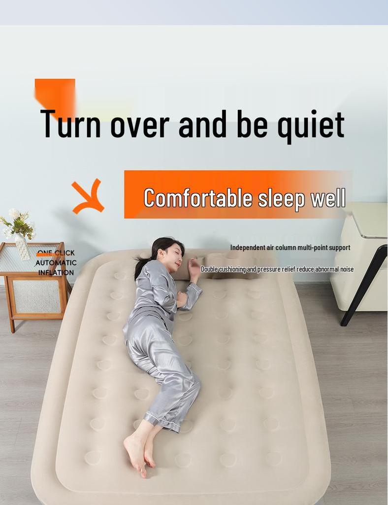 Cross-Border Automatic Inflatable Mattress - Portable Outdoor and Indoor Camping Bed