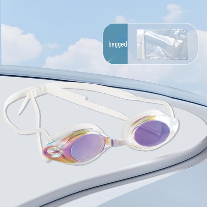 High Definition Waterproof Anti-Fog Racing Swimming Goggles for Adults - Unisex