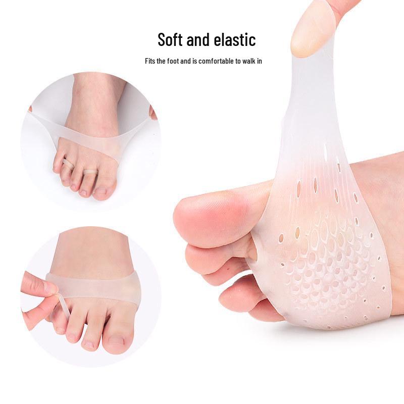 SEBS Honeycomb Forefoot Pad: Breathable, Shock-Absorbing, Pain Relief, Anti-Abrasion and Size Adjustable for High Heels.