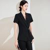 TROMAN Completo Professionale da Donna a Maniche Corte con Cintura