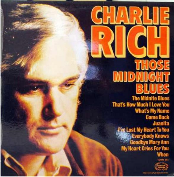 

LP Record CHARLIE RICH - Those Midnight Blues SHM861 Hallmark Record UK Folk Used