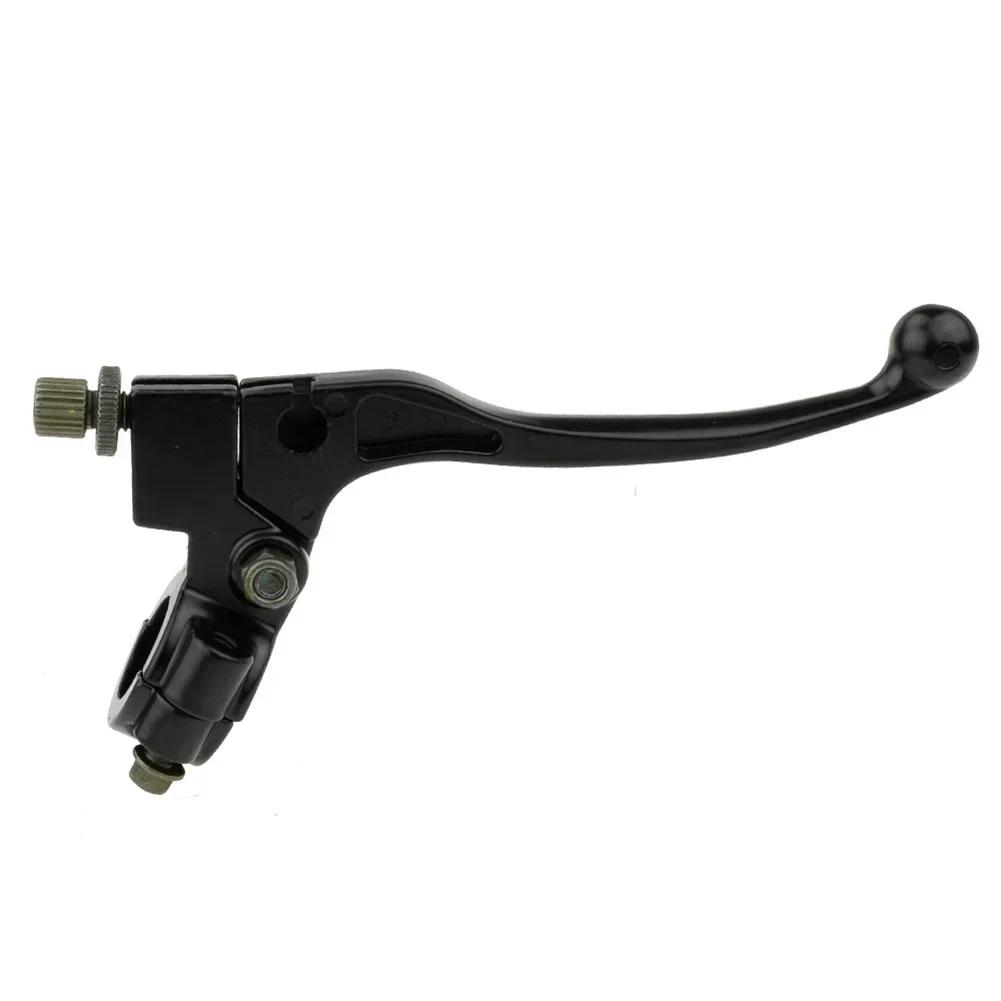 Motorcycle Black Left Brake Clutch Lever Brake Lever Perch 7/8" for ATV Motorcycle Handlebar Aluminum Alloy