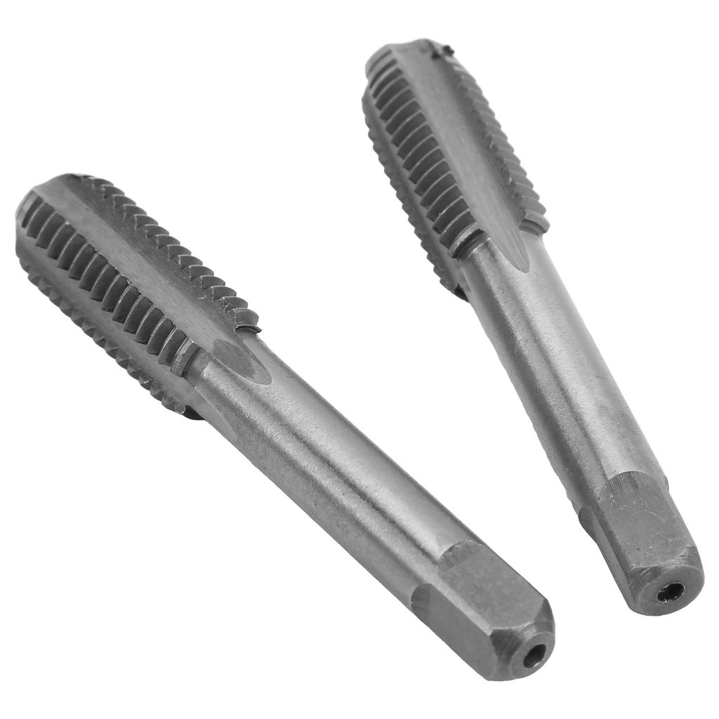 2pcs High Speed Steel   Thread Tap Straight Flutes Thread Tapping Tool Hand Thread Tap