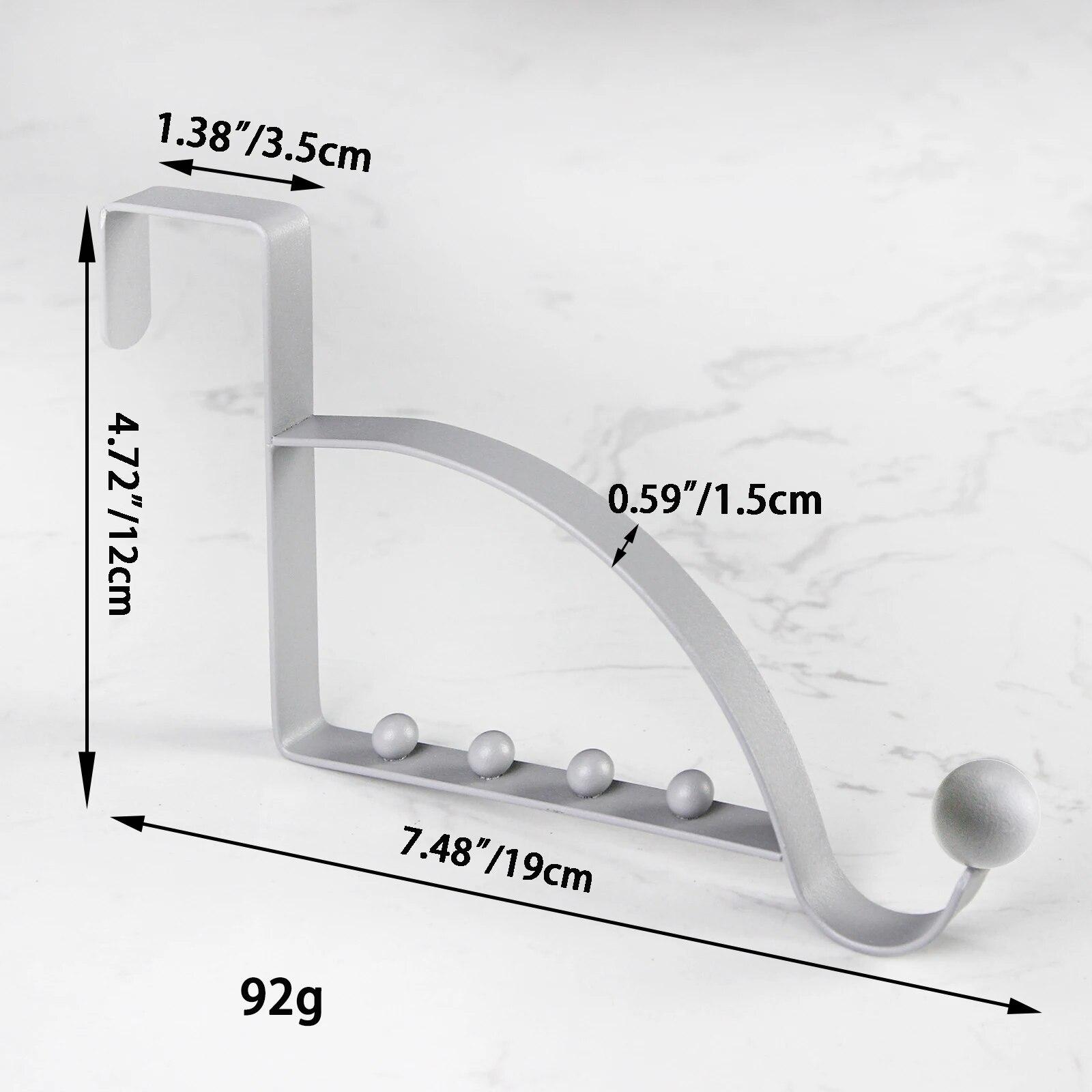 Над дверью крючок вешалка пальто шляпа Бытовая вешалка для хранения Многоцелевой вешалка органайзер крючки сумка Горячая организация Бытовая