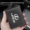 Car Driver License Wallet ID Credit Card Holder For Lexus RX300 IS200 IS250 ES350 Ct200h UX250h NX300h RX350 ES300h RX400h LS GS