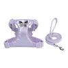 Pet Leash Set for Small Dogs Elegant Harness with Bow Walking Leash Ultrasonic Liquid Fabric Dog Harness Cat Collar Accessories