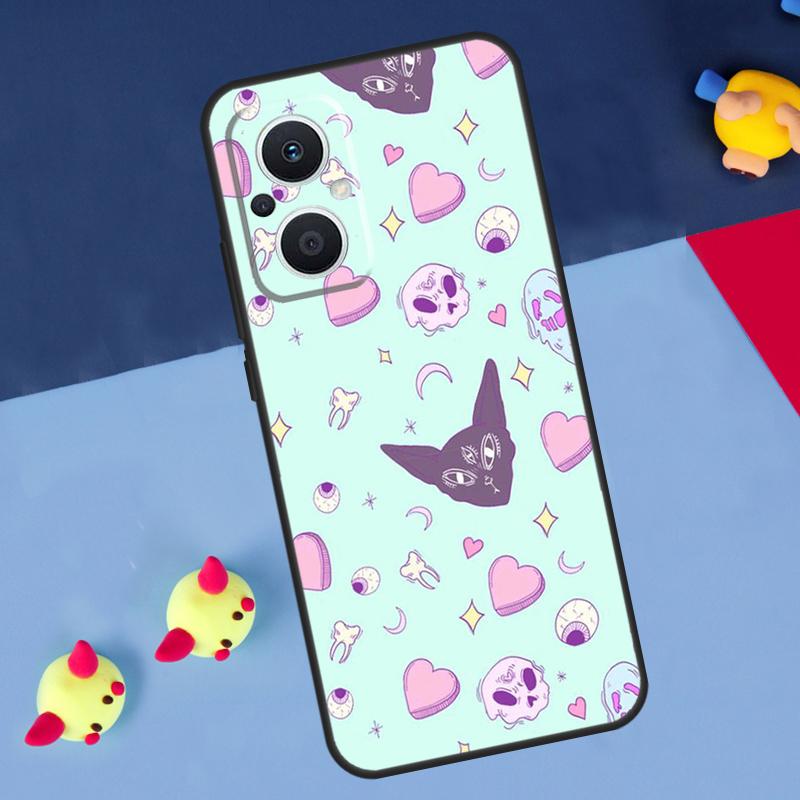 Girly Pastel Witch Goth For OPPO Reno 14 13 12 11 10 Pro 11F 12F 13F 14F 7 8 Lite 8T OPPO Find X9 X5 X6 X8 Pro Case