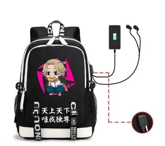 Avengers Around Sano Manjiro Second Dimension Large Capacity Backpack Elementary And Secondary School Bag