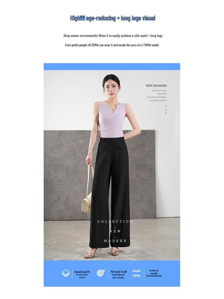 Women's High-Waisted Linen Wide-Leg Pants: Stylish, Comfortable, Casual Trousers for Summer (2026)