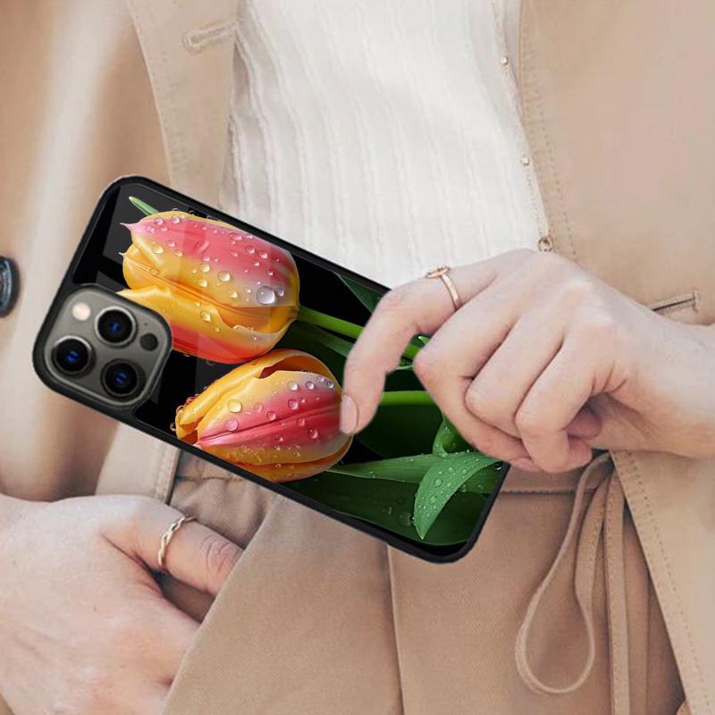 Tulip Flower 1 Magnetic Phone Case For APPLE iPhone 17 Air 16 14 13 12 Pro Max 15 Plus Wireless Charge With MagSafe Cover