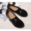 Women's Shoes Casual Shoes Women's Singles Mom's Shoes Low Cut Comfortable Velcro Loafers Bean Shoes