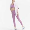 Nike Go Unleashed Series Solid High-Intensity Quick-Dry Mid-Rise Pocket Nine-Point Tight Sports Leggings Women Leggings Dust-Purple DQ5695-536