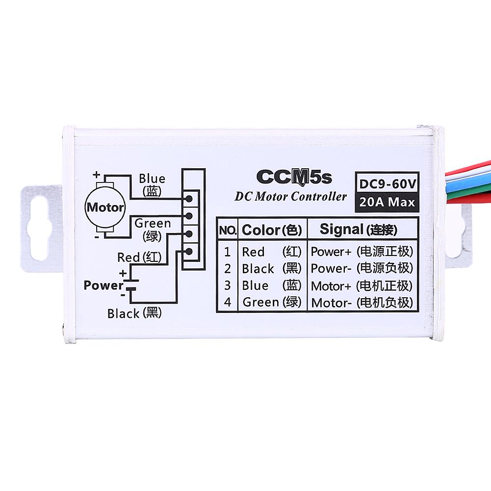 DC 9 60V 20A Motor Speed Controller Regulator Driver PWM High Quality