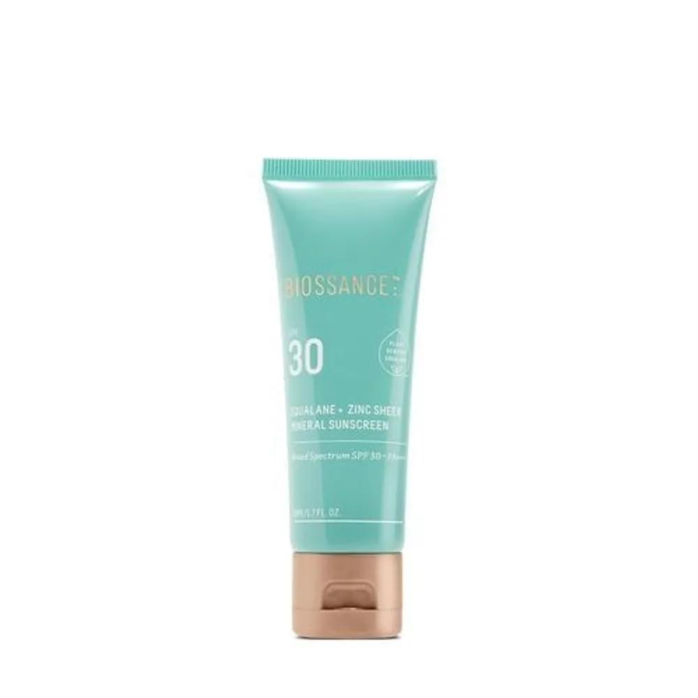 Biossance Squalene Zinc Sheer Mineral Sunscreen Lotion 50ml
