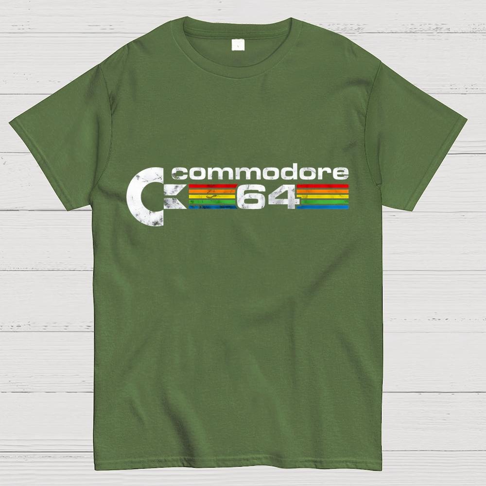 Commodore 64 Retro Cotton Summer Casual Cool Loose T-Shirt