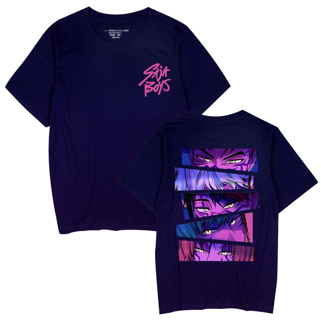 Summer Women Men's Short Sleeve Tshirt KPop Demon Hunters Clothing New Men Tee Shirt Cosplay T-Shirt