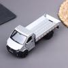 1:36 Scale Realistic Metal Delivery Truck Toy Miniature Transport Vehicle Model For Kids