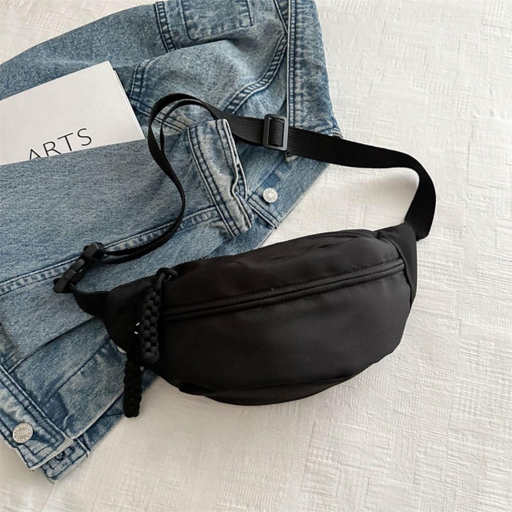 EZBUYGO Waist Pouch for Men and Large with Zipper Perfect for and Casual Wear 2-Way Women, Crossbody, Waterproof, Lightweight, Capacity, Detail,