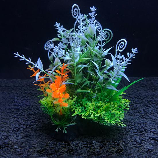 Aquarium Dekoration Hohe Simulation Dekorativ Farbecht Künstliches Wassergras Aquarium Dekoration für Heimdekor